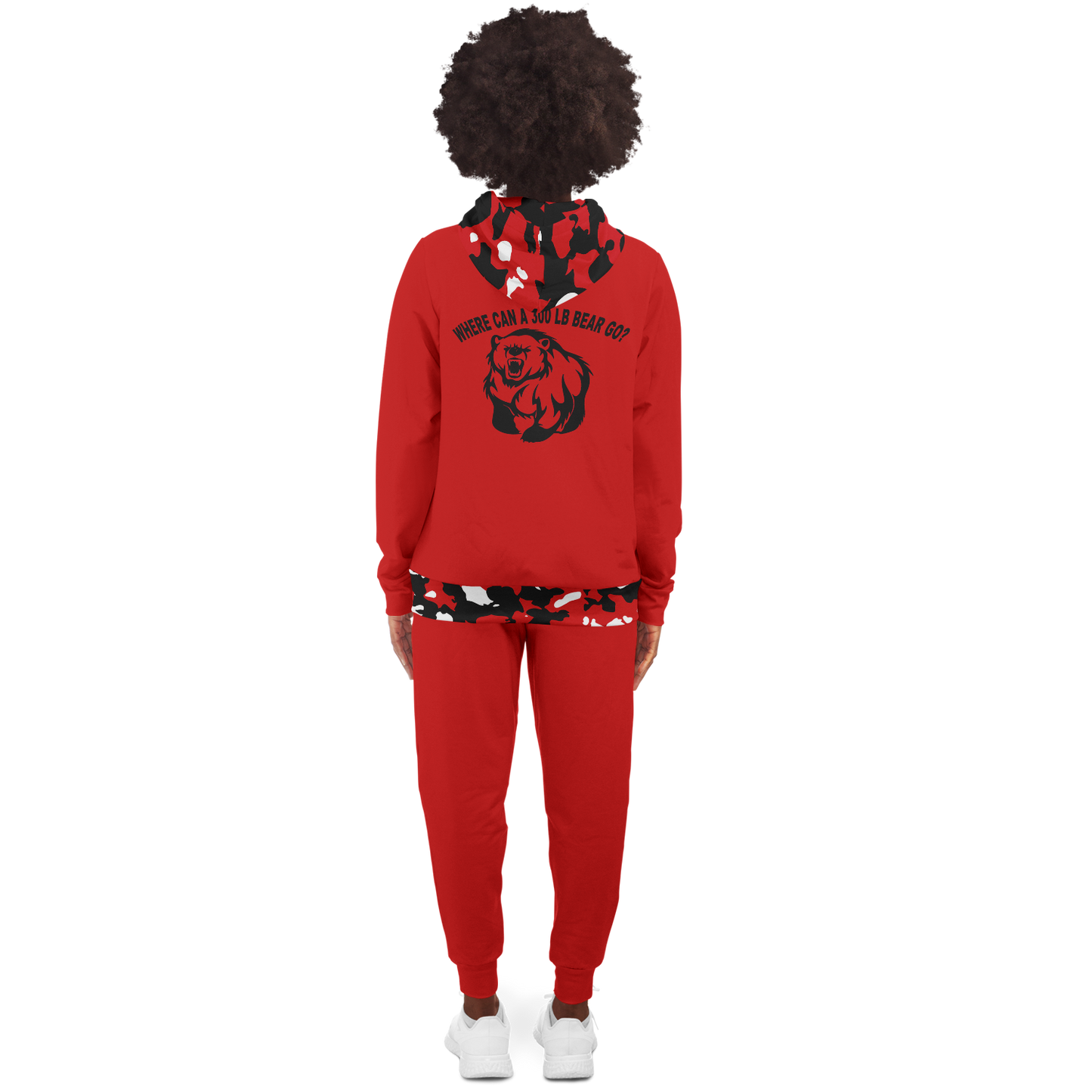 Custom New Bern High School Camo Zip Hoodie and Jogger Set