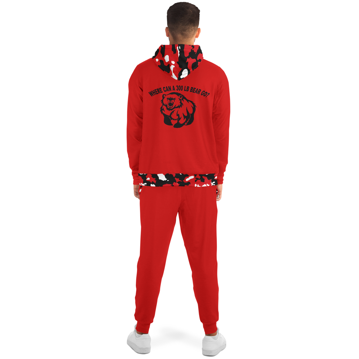 Custom New Bern High School Camo Zip Hoodie and Jogger Set