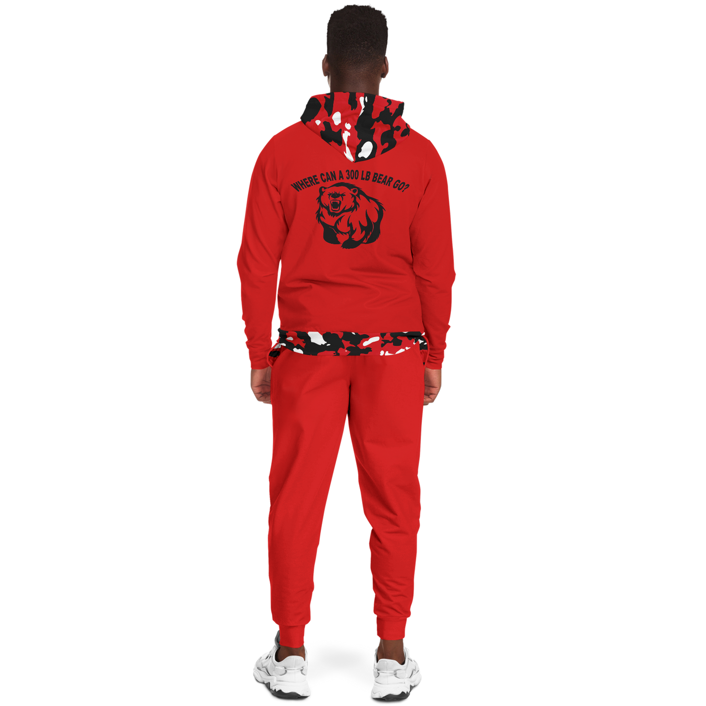 Custom New Bern High School Camo Zip Hoodie and Jogger Set